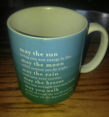 2005 Quotable Mugs GD137 Coffee Tea May the Sun Moon Rain  Apache Blessing