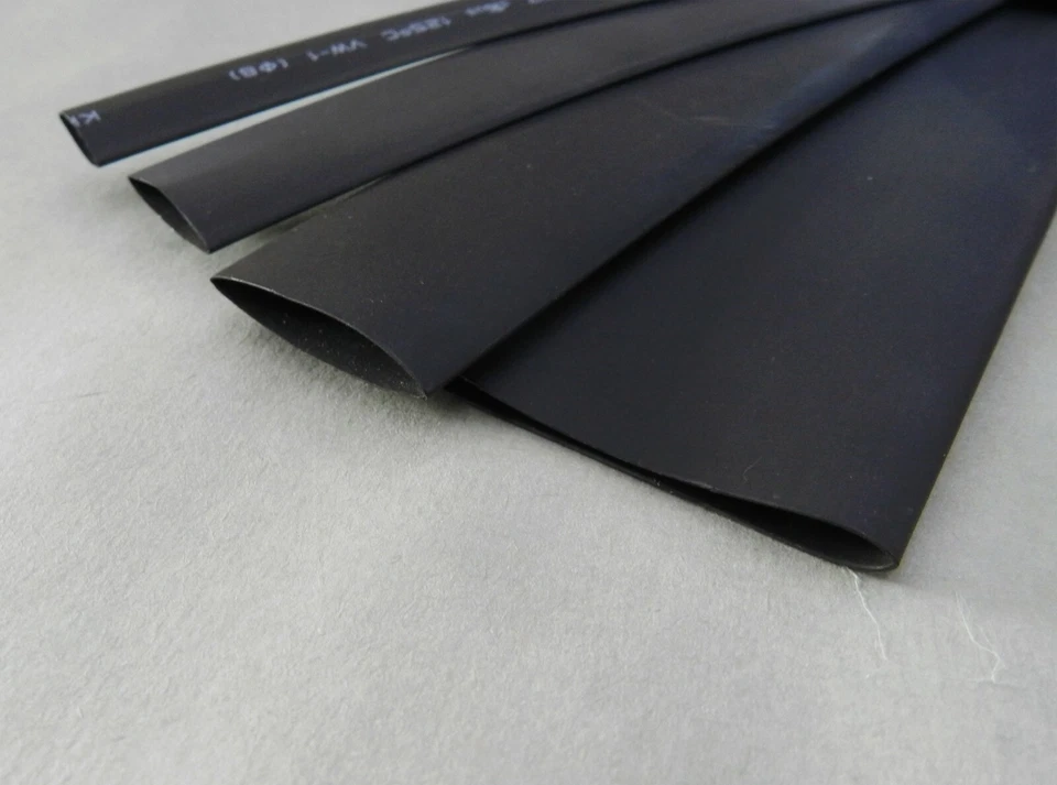 Gaine Thermo Rétractable 2:1 7 -8 - 9 -10 -12 - 14 - 16 -18 - 20 -25 -28mm noir