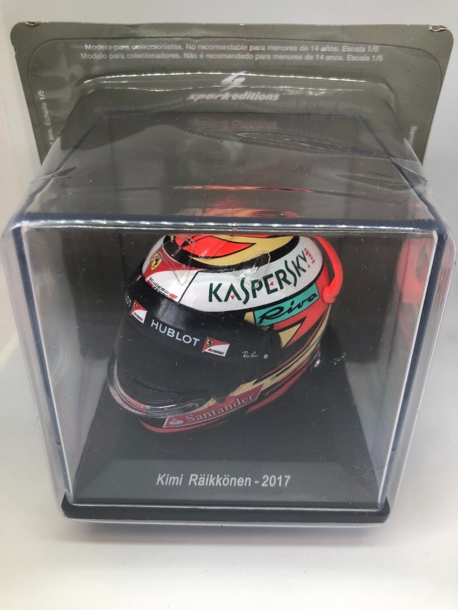 KIMI RAIKONNEN 2017 FERRARI FORMULA 1 MINI HELMET (SCALE 1:5