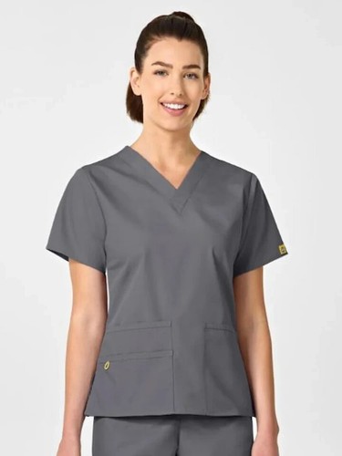 Nueva Blusa Médica para Mujer WonderWink Origins Bravo Cuello en V 6016 - Imagen 9 de 25
