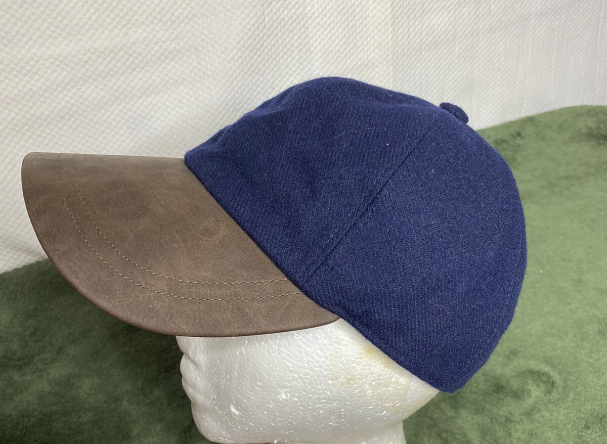 Hat Attack Everyday Wool Leather Adjustable 6 Panel Baseball Hat Cap