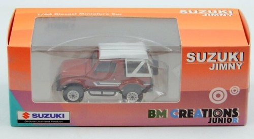 BM Creations Suzuki Jimny SJ413 Red RHD 1:64 Scale 3 Inch Diecast Model Car - Picture 4 of 6