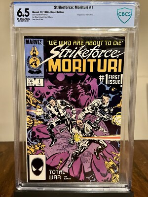 CBCS 6.5 Strikeforce: Morituri #1 (Marvel 1986) Key Issue: First Strikeforce