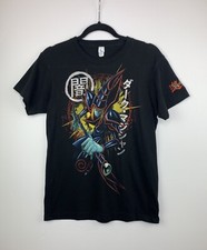 Vintage 1996 Yu-Gi-Oh T-Shirt Dark Magician Men s Small Anime 1996 RARE EUC