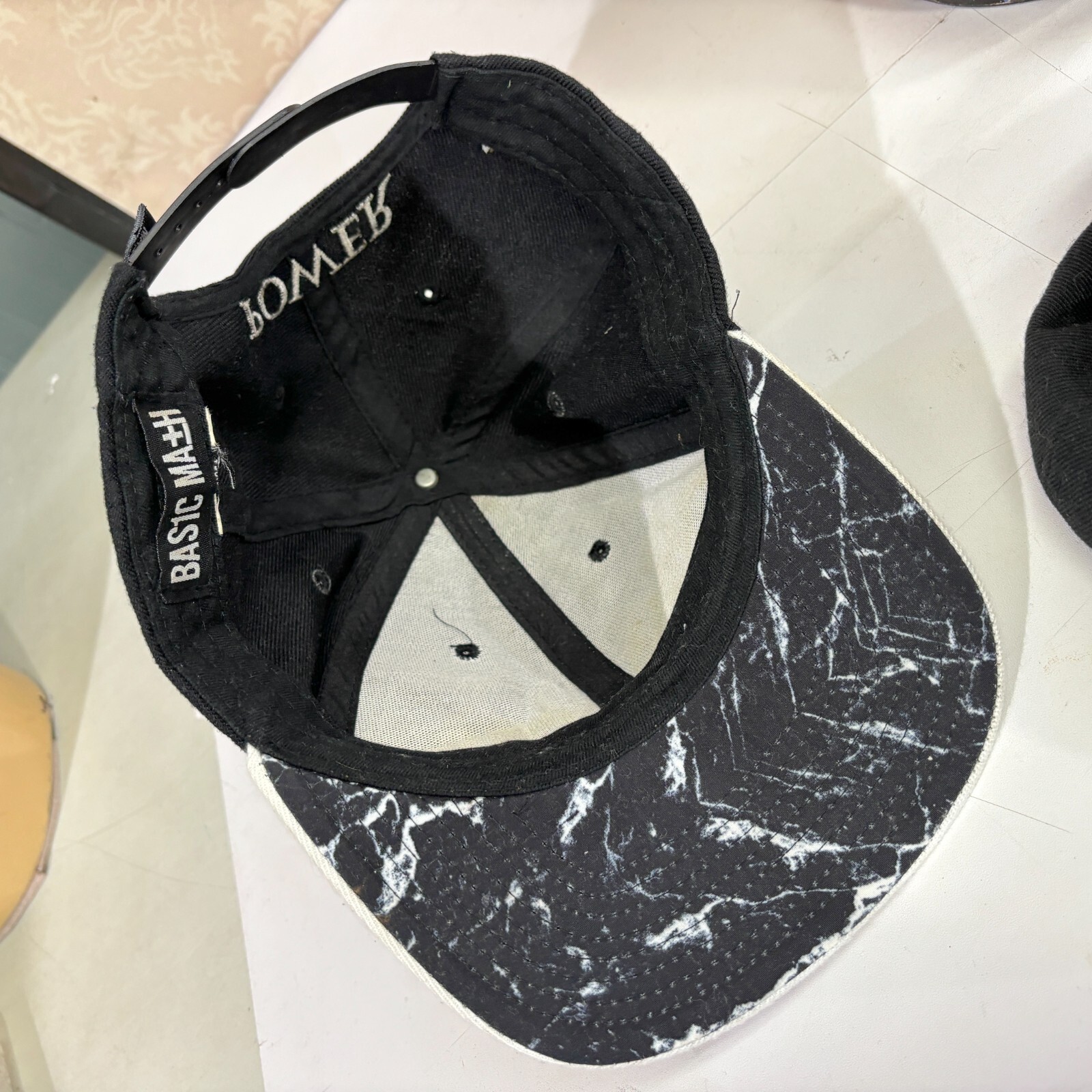 Basic Math Black Snapback Baseball Cap Hat - image 4