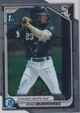 2024 Bowman Baseball Ryan Burrowes #BCP-119 1st Chrome Prospect White Sox