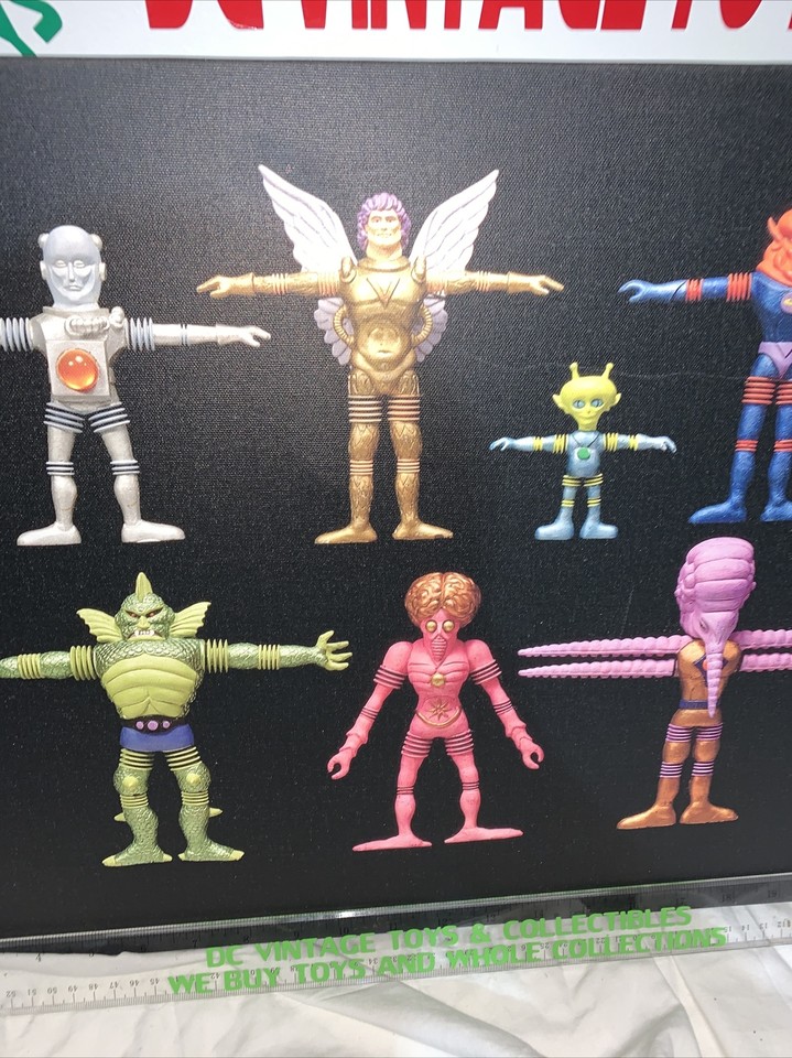 Four Horsemen Colorforms Aliens Outer Space Men COLOSSUS Canvas 16x20 ...