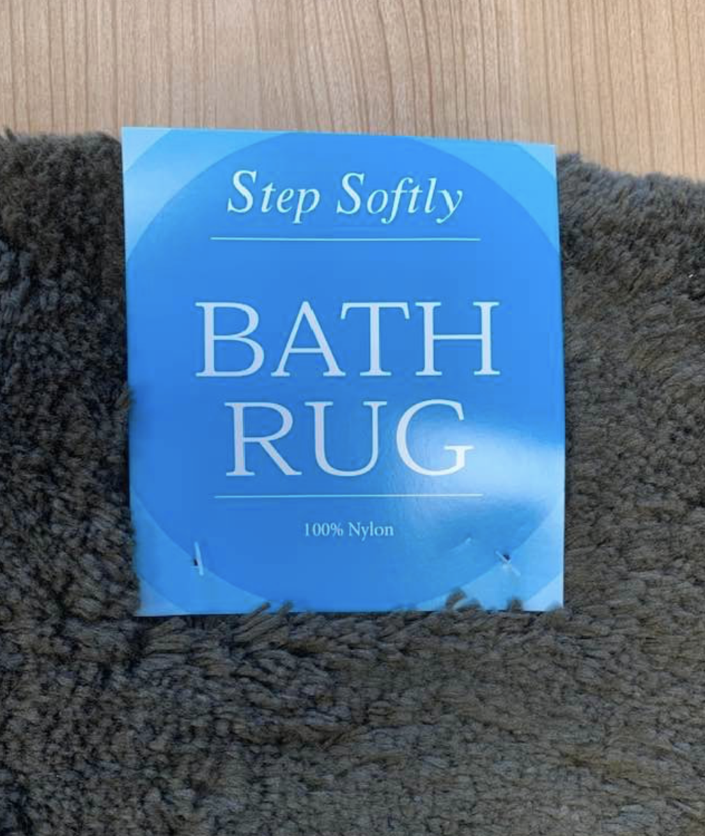 Welspun Step Softly Oval Bath Rugs Various Colors and Sizes