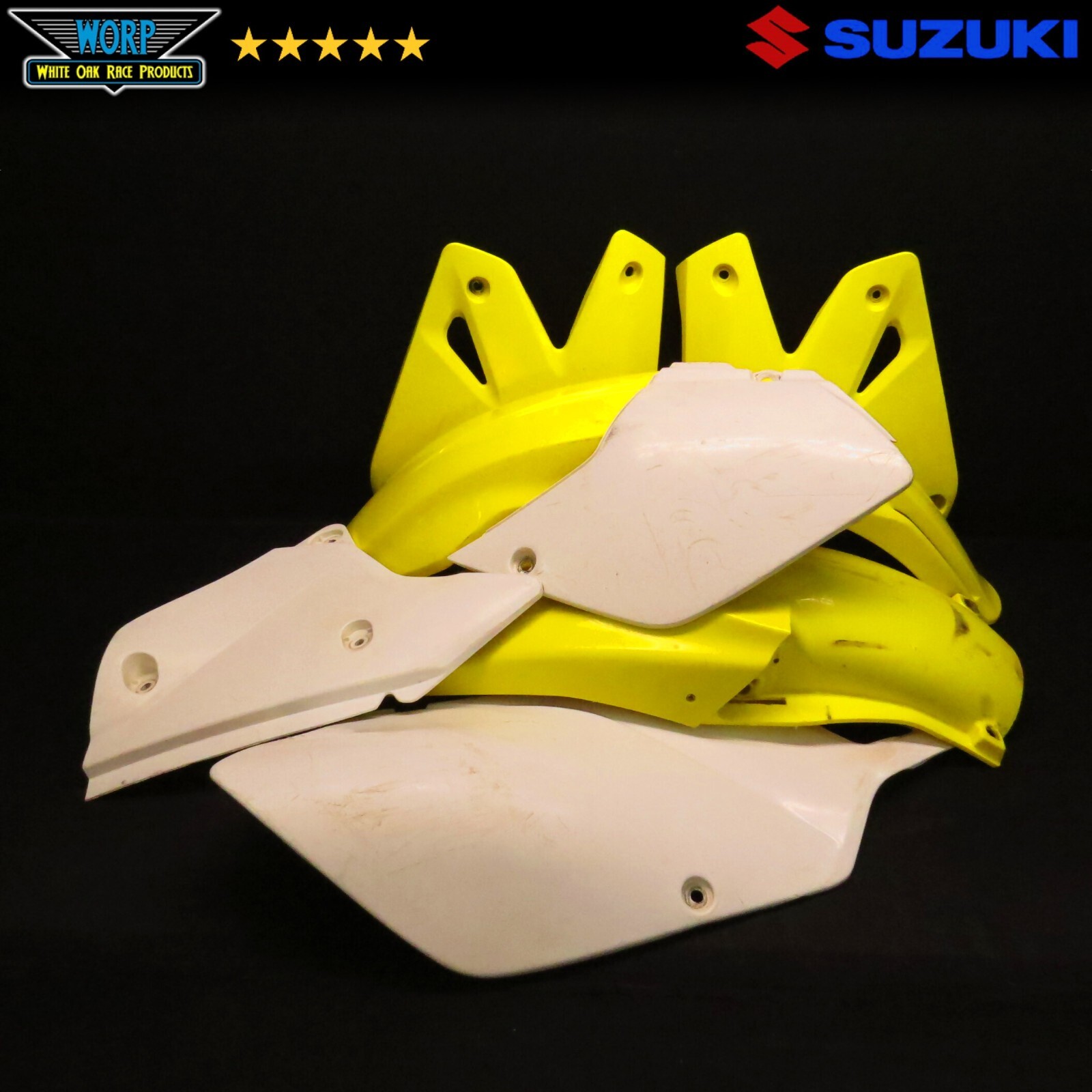 20002004 SUZUKI DRZ400 FRONT REAR FENDER SIDE RADIATOR FRAME COVERS GUARDS eBay