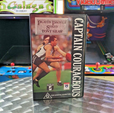 Captain Courageous: Tony Shaw - Collingwood Magpies VFL AFL VHS - Video Tape