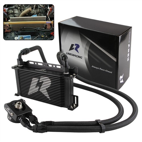 19 Row Oil Cooler Kit Thermostatic For Subaru BRZ Scion FRS FA20