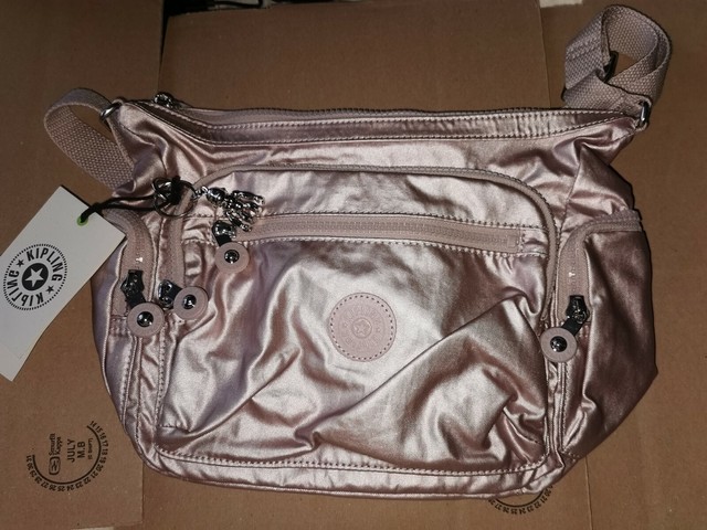 kipling metallic rose