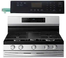 DG96-00850D Range Membrane Switch Touchpad Control Panel For Samsung Gas Ovens