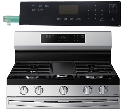 #ad DG96 00850D Range Membrane Switch Touchpad Control Panel For Samsung Gas Ovens $31.99