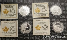 2015 Canada $10 Adventure Canada - Lot Of 4 Coins - Fine Silver #coinsofcanada
