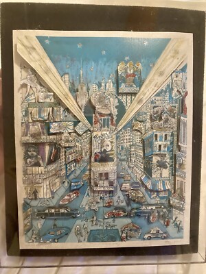 Charles Fazzino On Broadway & Atlantic City 3D Pop Up Art