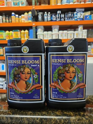 Advanced Nutrients 1 Liter Combo of Sensi Bloom Part A & Part B pH Perfect Tech.