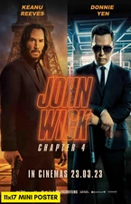 John Wick Chapter 4 (2023) Movie Poster 11x17