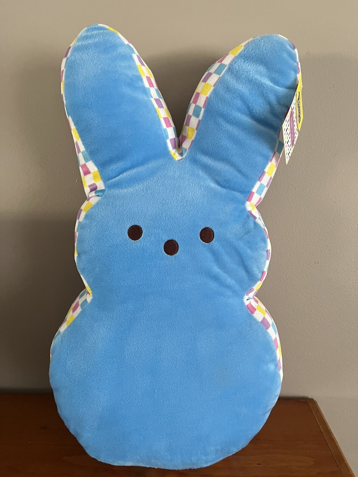 Peeps Easter Bunny Rabbit Colorblock Sides Blue purple yellow pink ...