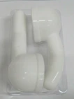 Magic Wand Attachment SET OF 2 Fits Hitachi Magic Wand Vibratex White