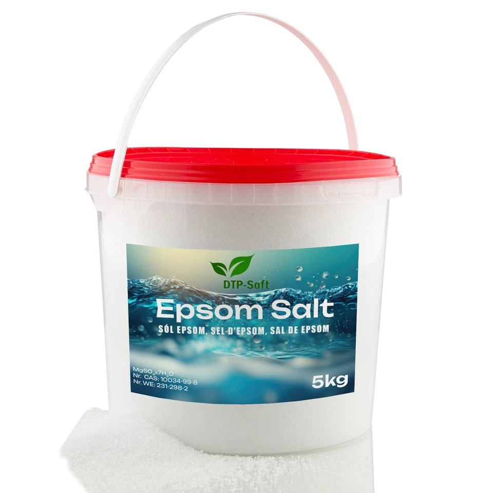 5kg Epsom Salz Bittersalz Magnesiumsulfat Lebensmittelqualit TOP 5 kg Eimer - Bild 2 von 4