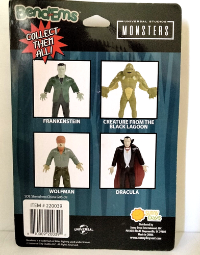 Universal Monsters Frankenstein BendEms Figur Walgreens Exclusive 2019 Neu - Bild 4 von 12