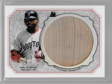 2012 Topps Museum Collection Jumbo Lumber Platinum 5/5 1/1 Carl Crawford Bat 