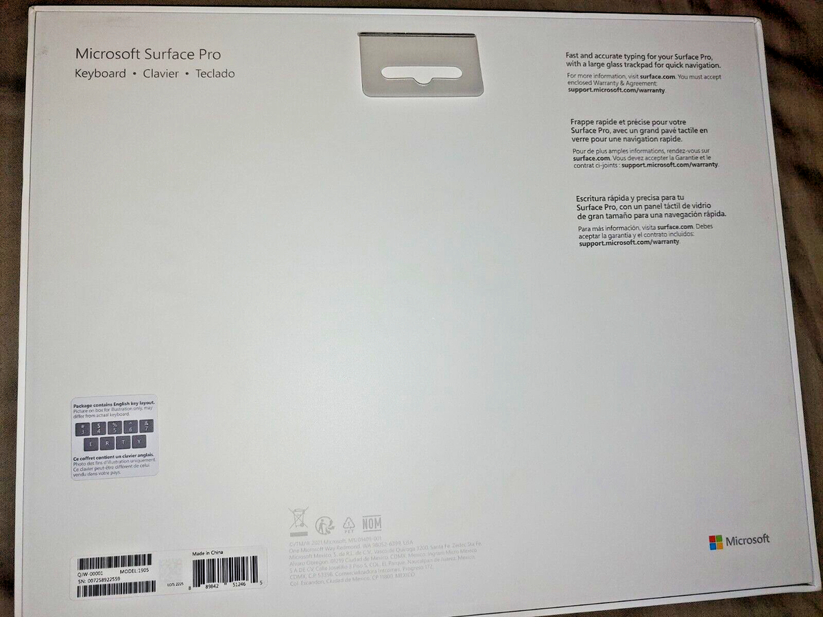 Microsoft Surface Pro X Keyboard - Black for sale online | eBay Microsoft Surface Pro X Keyboard - Black for sale online | eBay