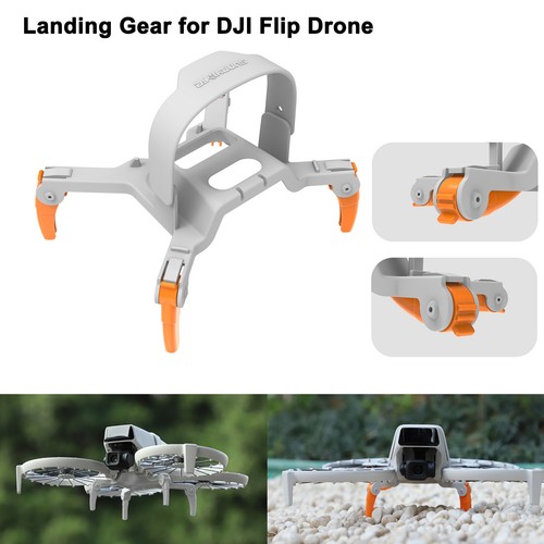 Foldable Heighten Landing Gear Bundle Strap Protection for DJI Flip Drone Parts - Picture 2 of 25