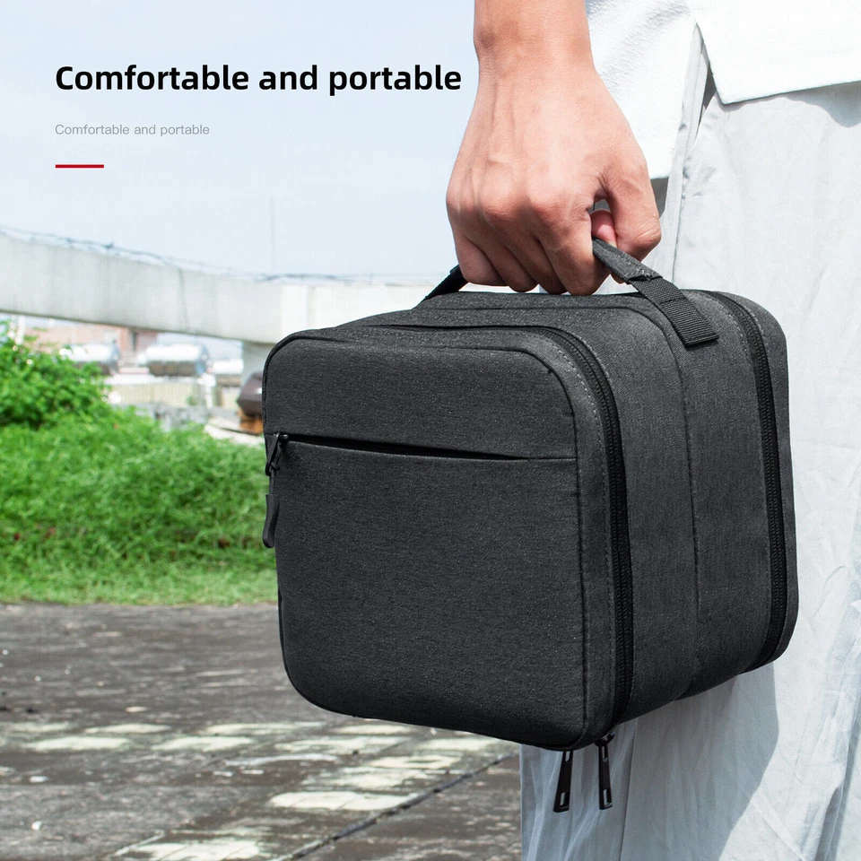 Bolsa de almacenamiento de transporte Bolso de mano Maleta de doble capa Caja para gafas DJI Avata 2 Foto 3 de 4