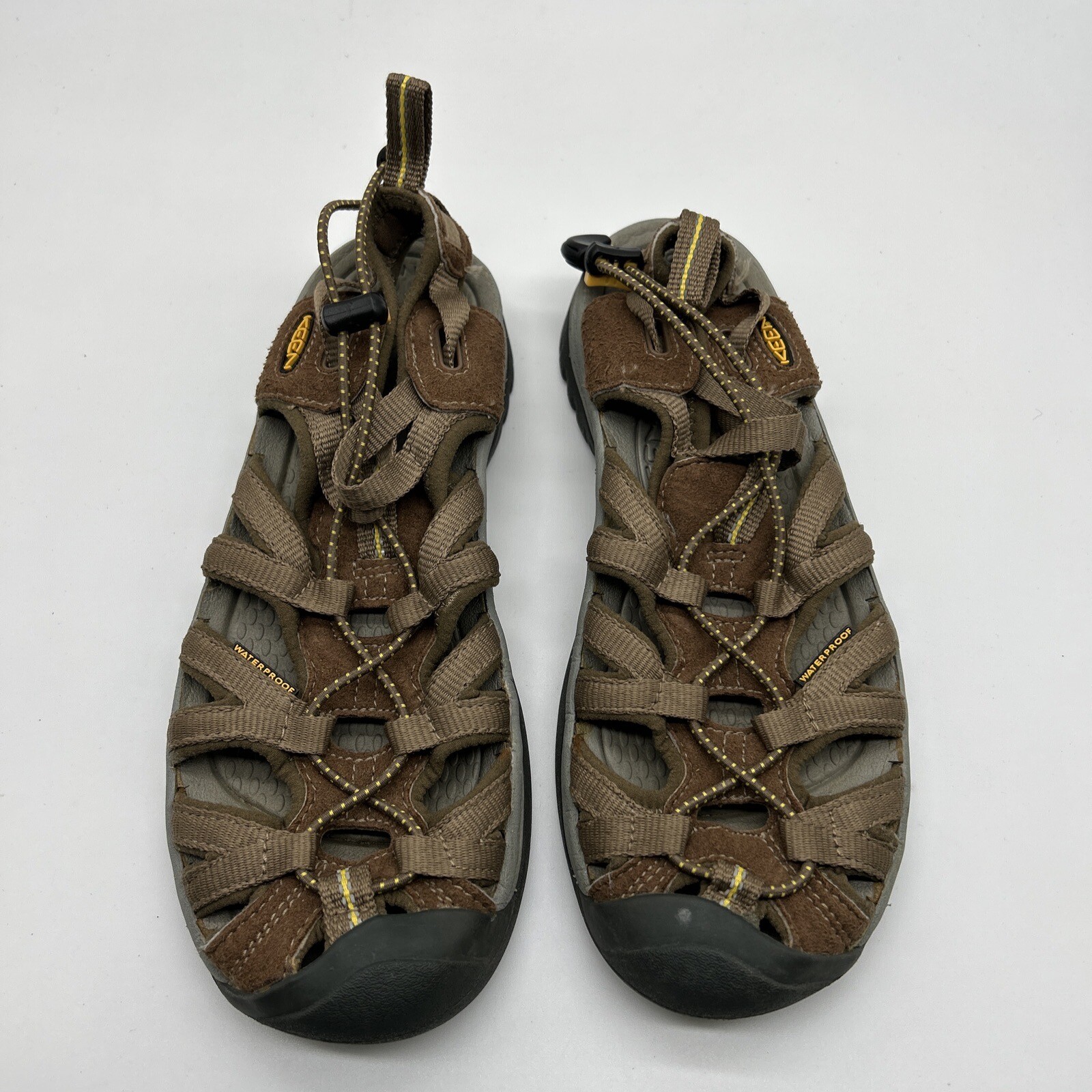 Sandali da acqua Keen Whisper scarpe da trekking marroni 1003713 donna taglia 8