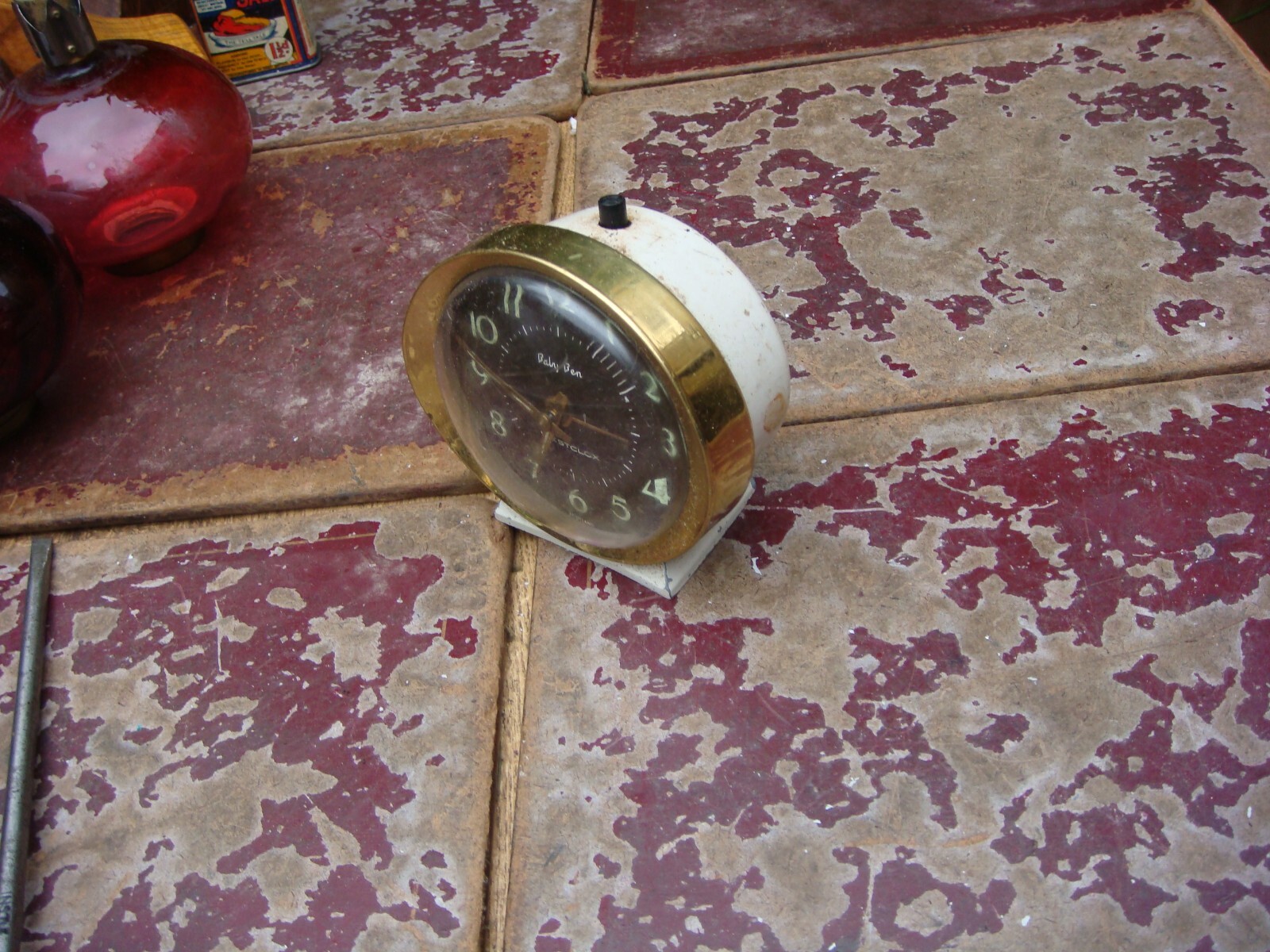 Old Vintage Antique Mantel Clock For Spare to repair eBay