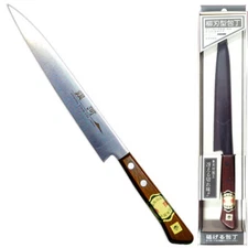 Japanese 8" Stainless Steel Silver Blade Sashimi Kitchen Knife Made in Japan