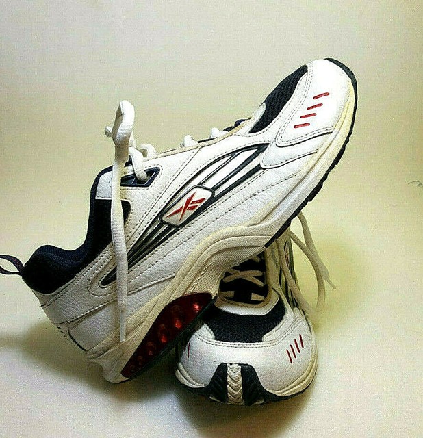 Reebok Mens Vintage 1990s Red White Blue Size 6 Lace up sneaker Tennis Shoe eBay