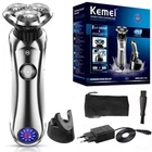 Electric Shaver Beard Razor For Men Facial Shaving Machine With Smart Cleaner