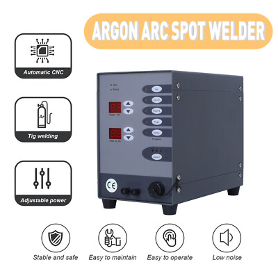 Automatic Pulse Argon CNC Spot Welding Machine Jewelry Welder kits Aluminum 110V