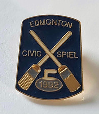 Curling Pin - Edmonton Civic Bonspiel 1992