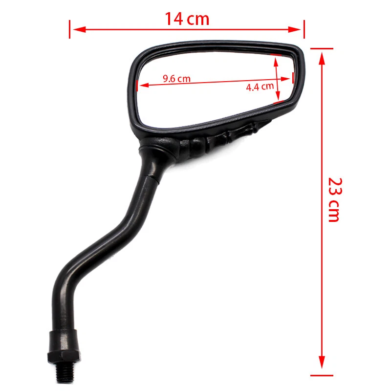 Motorcycle Rearview Side Mirrors For Yamaha XS1100S Vmax  Honda Kawasaki Suzuki Foto 3 de 4