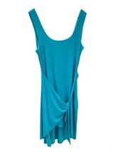 Express Sleeveless Wrap Dress Teal Turquoise Size Medium