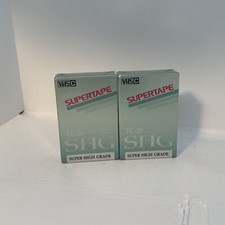 2 Radio Shack VHSC TC-20 Supertape SHG Super High Grade l Brand New In Package