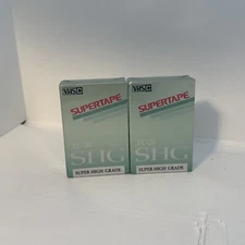 2 Radio Shack VHSC TC-20 Supertape SHG Super High Grade *l Brand New In Package