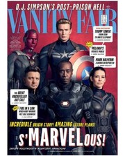Vanity Fair MARVEL Jeremy Renner Chris Evans Evangeline Lilly Paul Bettany Don C
