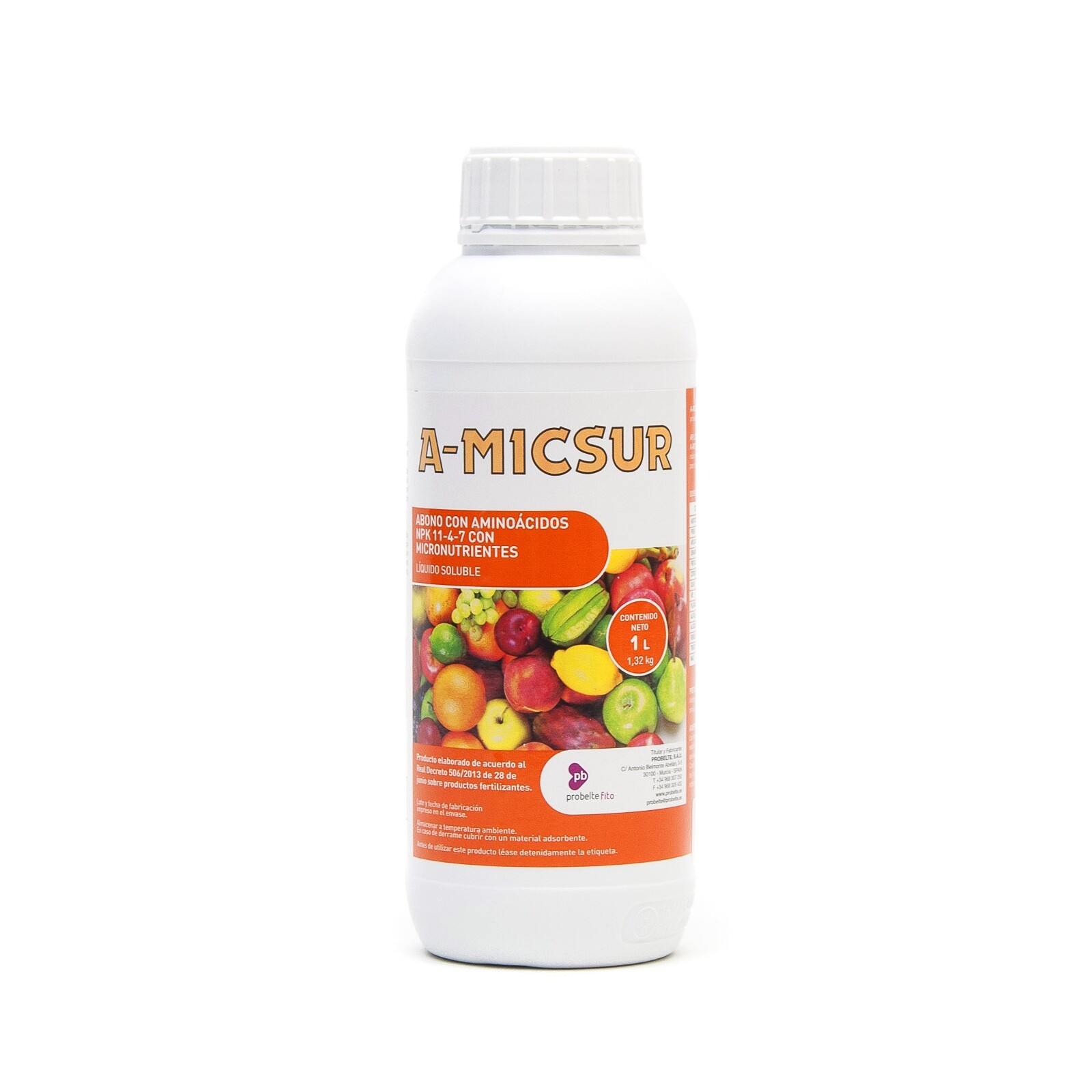 A-MICSUR 1L PROBELTE ABONO FOLIAR NPK CON AMINOACIDOS PARA PLANTAS