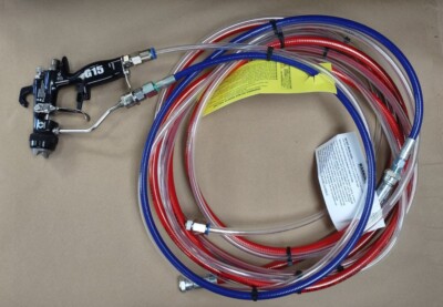 REINFLEX 18' G40 1/4'' X 3' 3/16'' WHIP 5000 AIR-ASSISTED AIRLESS  SPRAY GUN HOSE