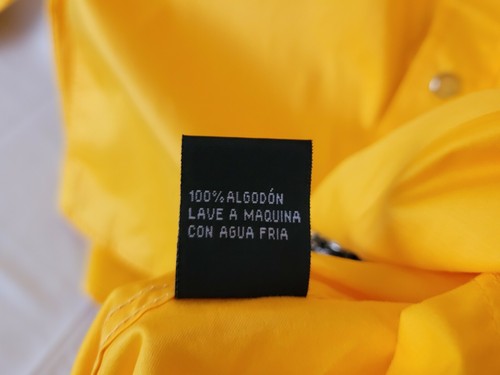 Camisa amarilla a presión Patron Cito Red Label para hombre manga larga con botones XXXL - Imagen 12 de 12
