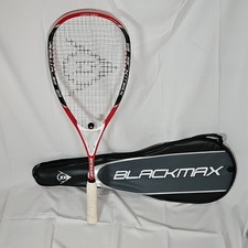 Dunlop Black Max Carbon 520 Squash Racket With Carrying Bag