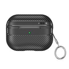 Carbon Fiber Case Keychain Clip Protective Cover For Apple Airpods Pro 2nd