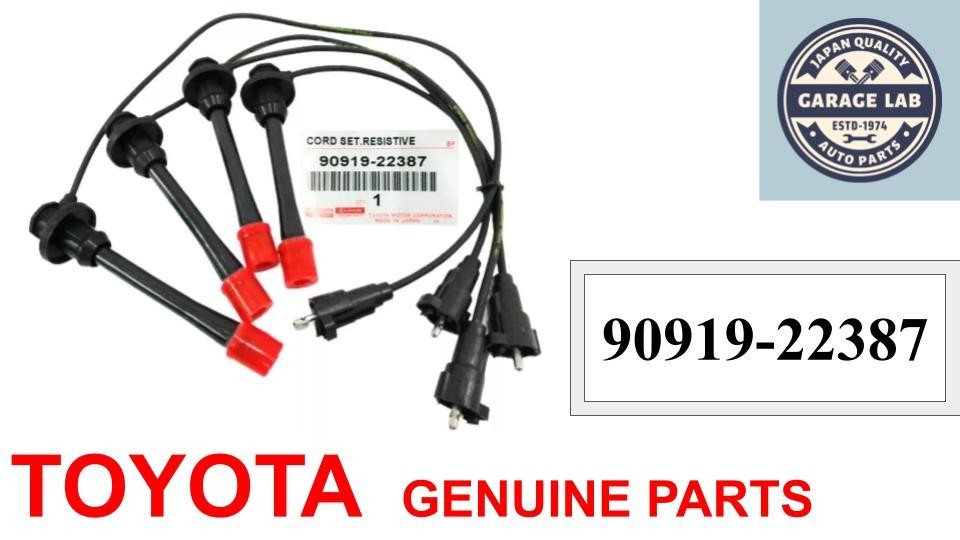 ジェネラルトーゴー TOYOTA 90919-22387 Genuine Spark Plug Wire OEM Car Parts New JAPAN