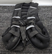 Weighted Vest 12lb Black for Strength Training Men Women Workout Equipment