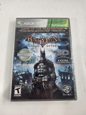 Batman: Arkham Asylum Game of the Year Edition Xbox 360 New Sealed